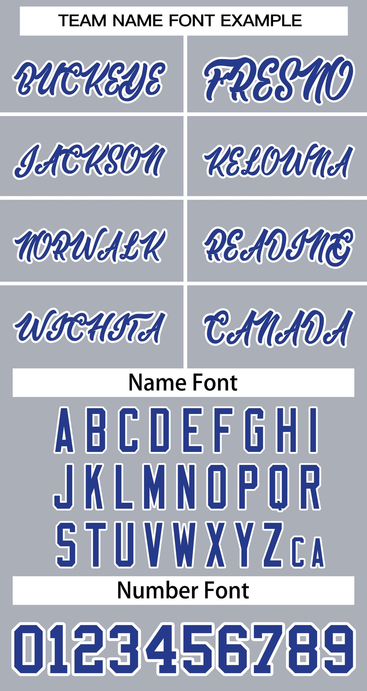 Baseball Jersey Font