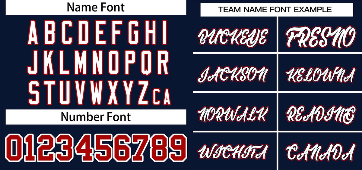 Custom Navy White-Red Classic Style Authentic Two-Button Softball Jersey