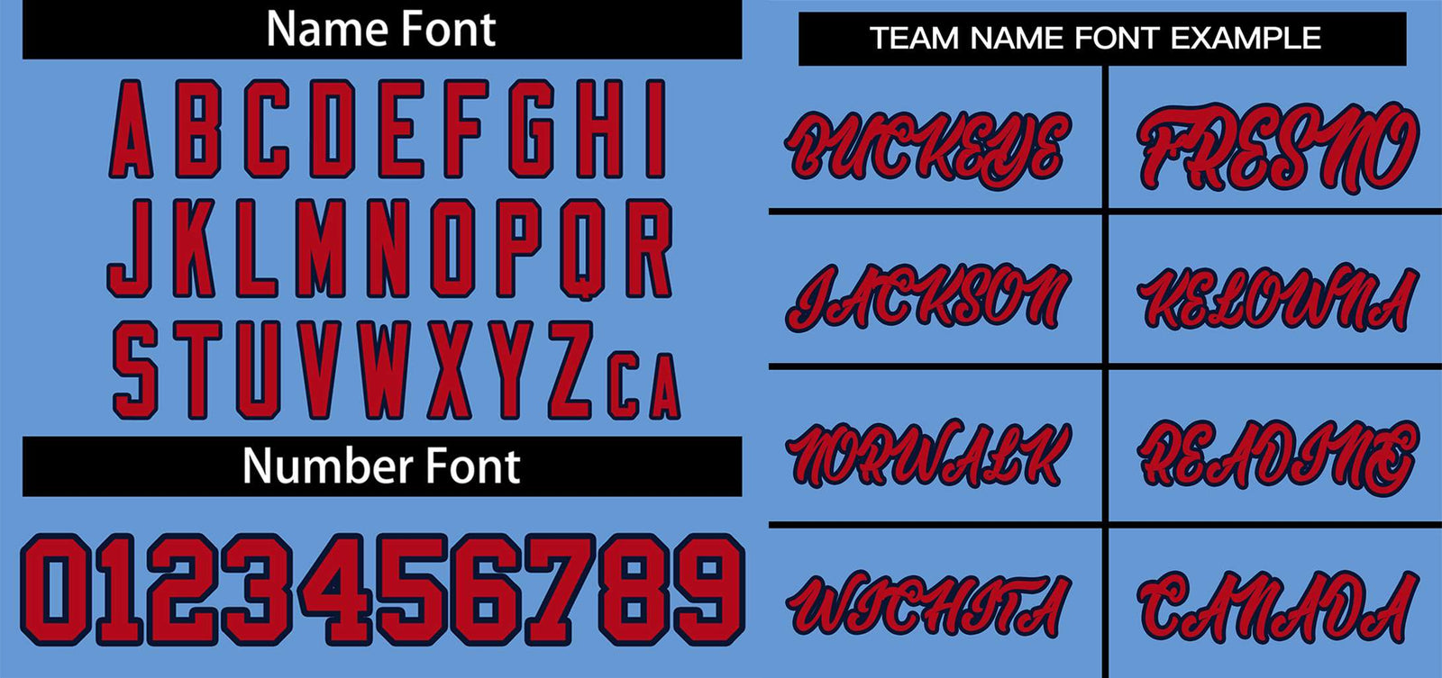 Custom Light Blue Red Classic Style Authentic Two-Button Softball Jersey