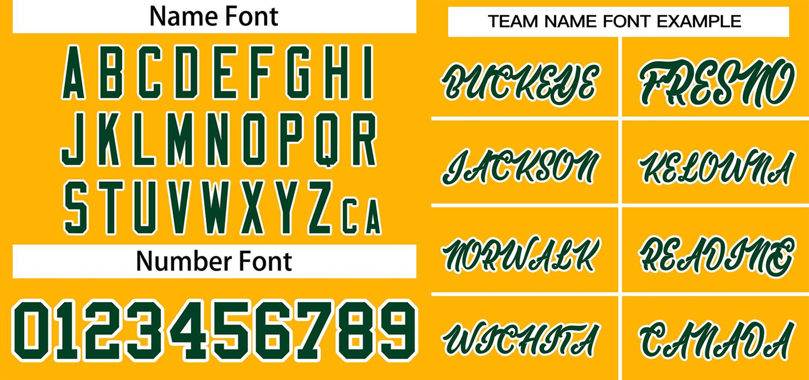 Custom Gold Kelly Green-White Classic Style Authentic Two-Button Softball Jersey