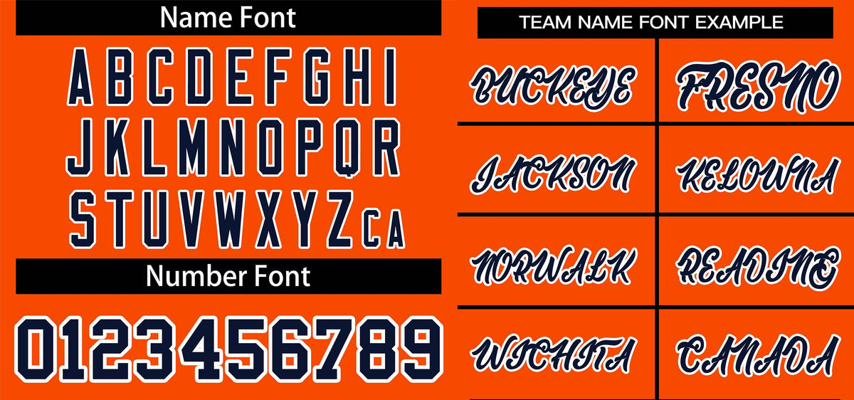 Custom Orange Navy Classic Style V-Neck Authentic Pullover Baseball Jersey