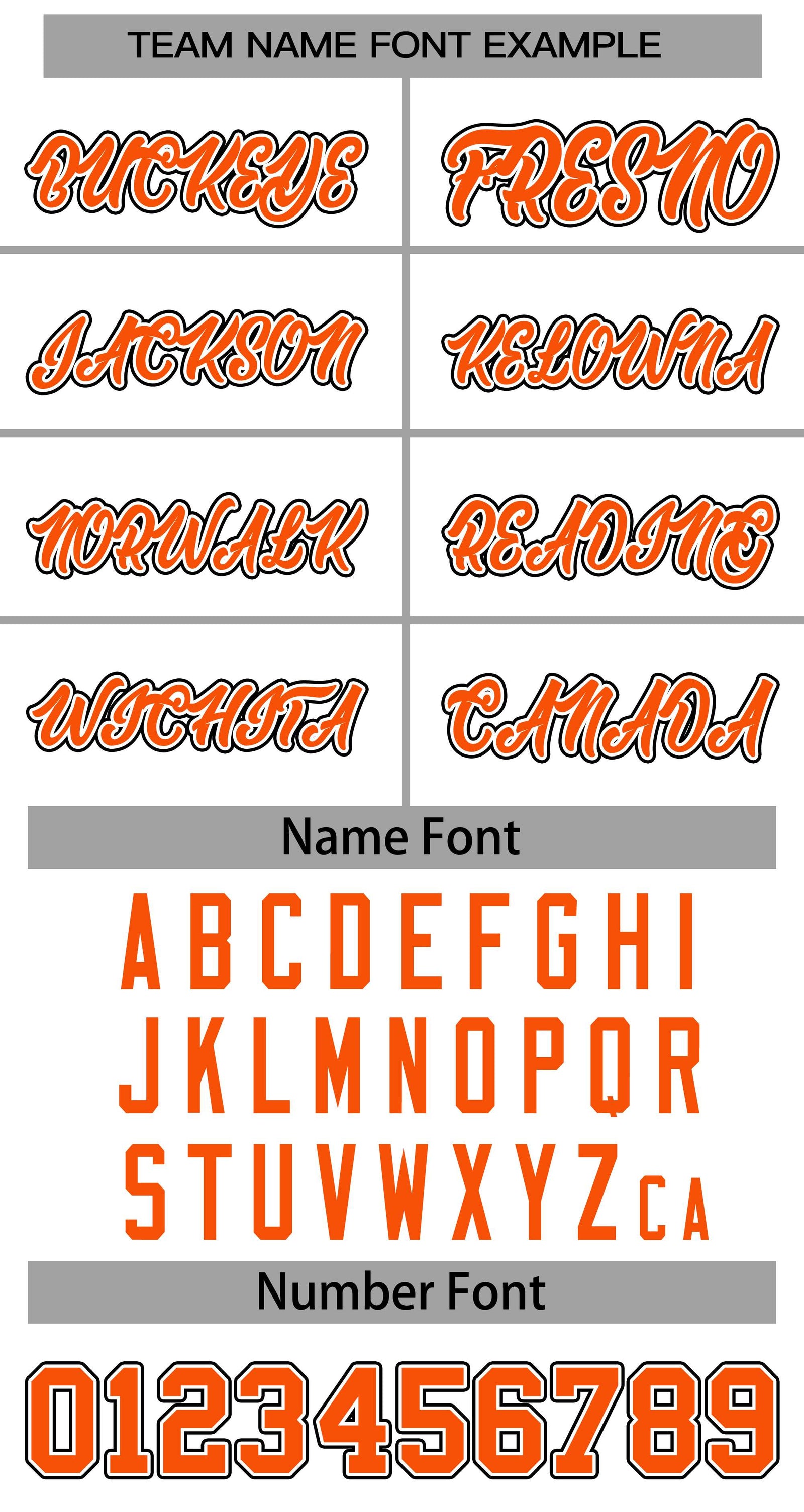 Baseball Jersey Font