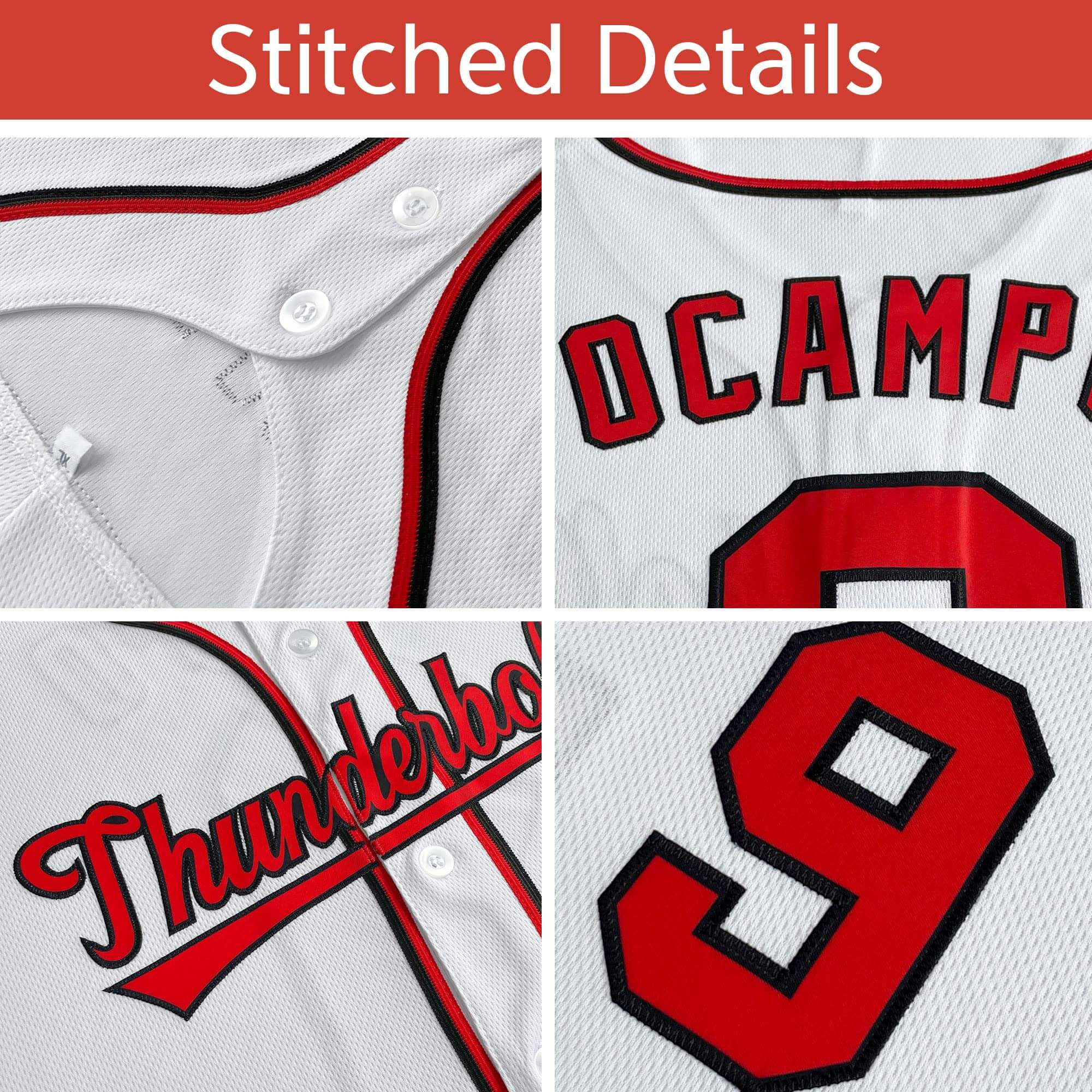 Plain Striped Baseball Jerseys
