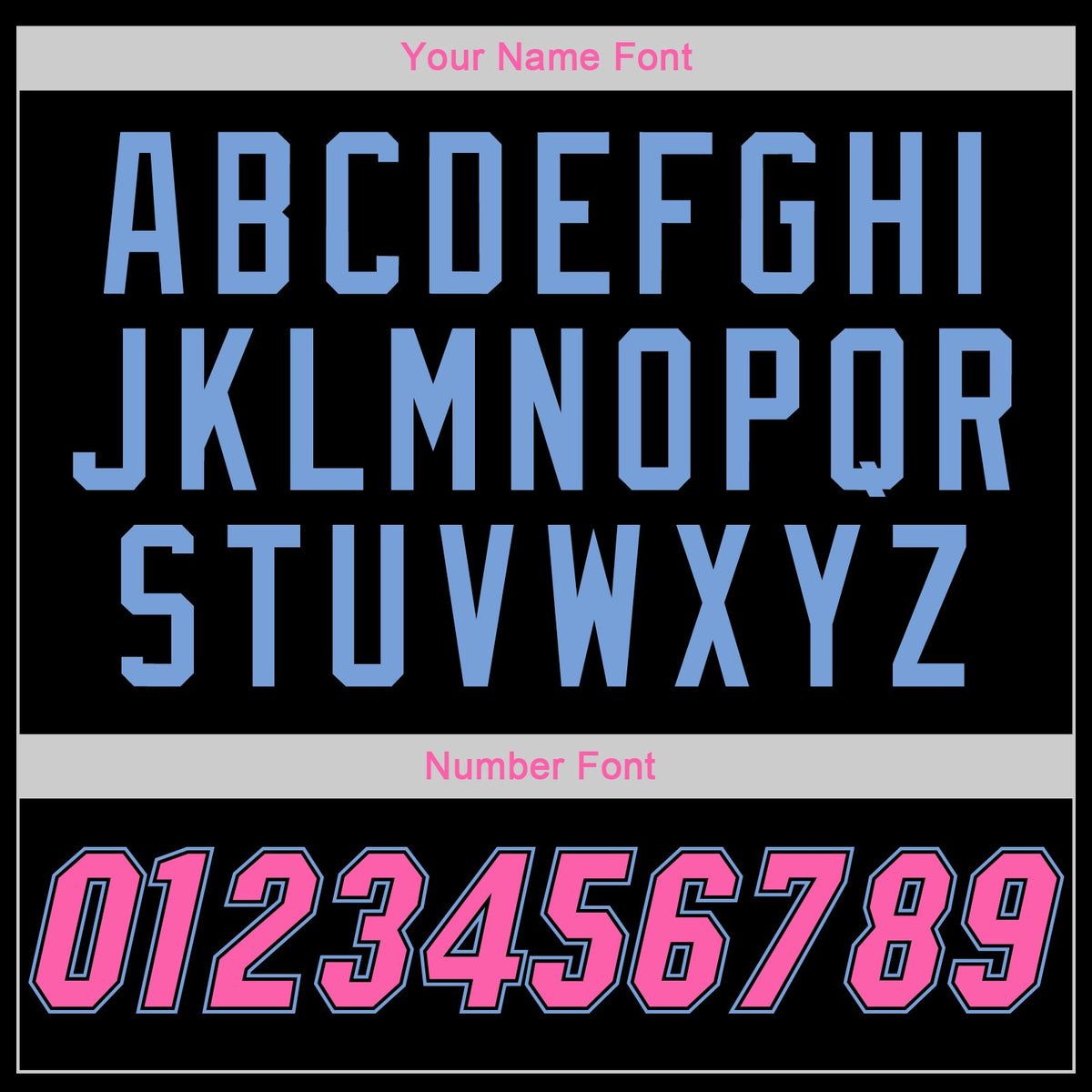 Custom Black Pink-Light Blue Classic Style Uniform Pullover Fashion Hoodie