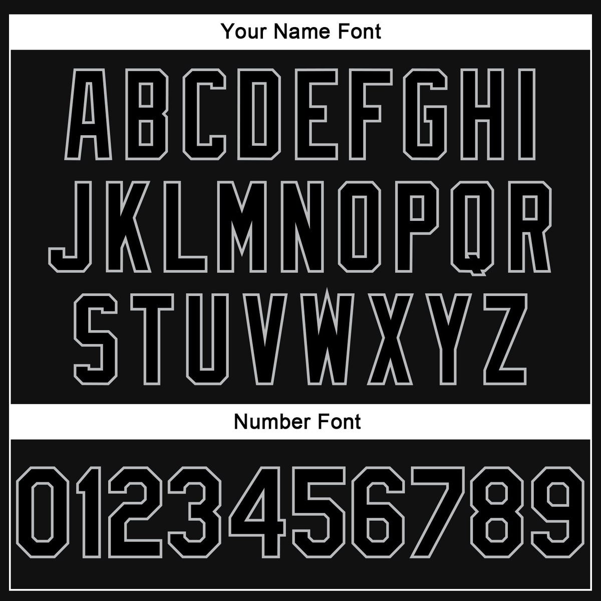 Custom Black Gray Sports Classic Style Uniform Pullover Fashion Hoodie